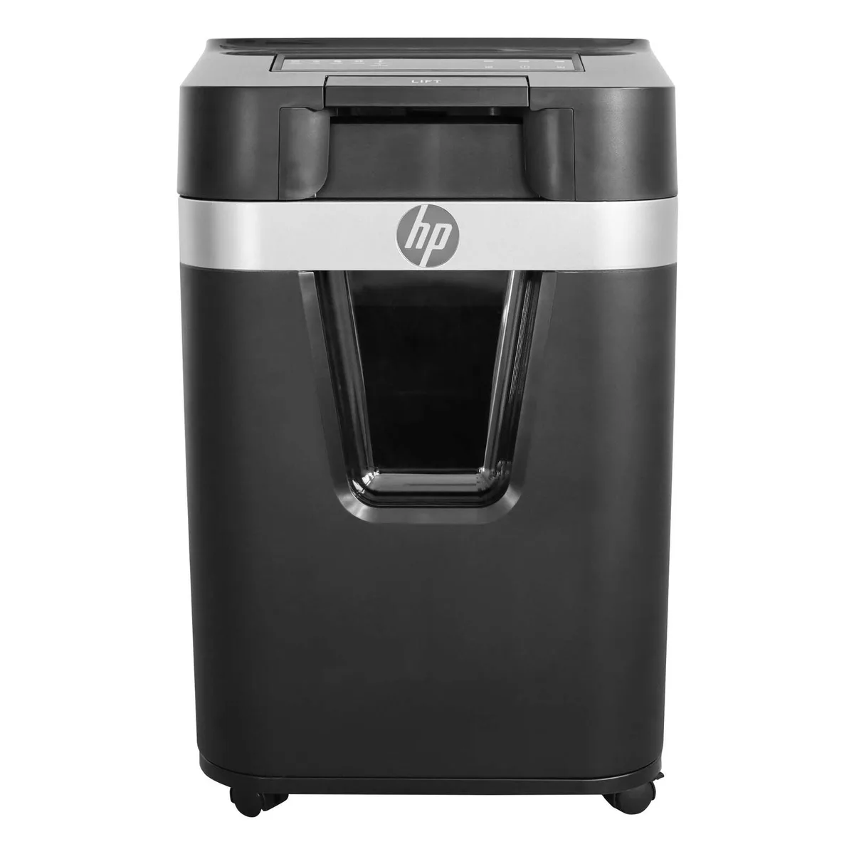 Aktenvernichter mit Mikroschnitt Pro Shredder Auto 200MC schwarz från HP – produktbild