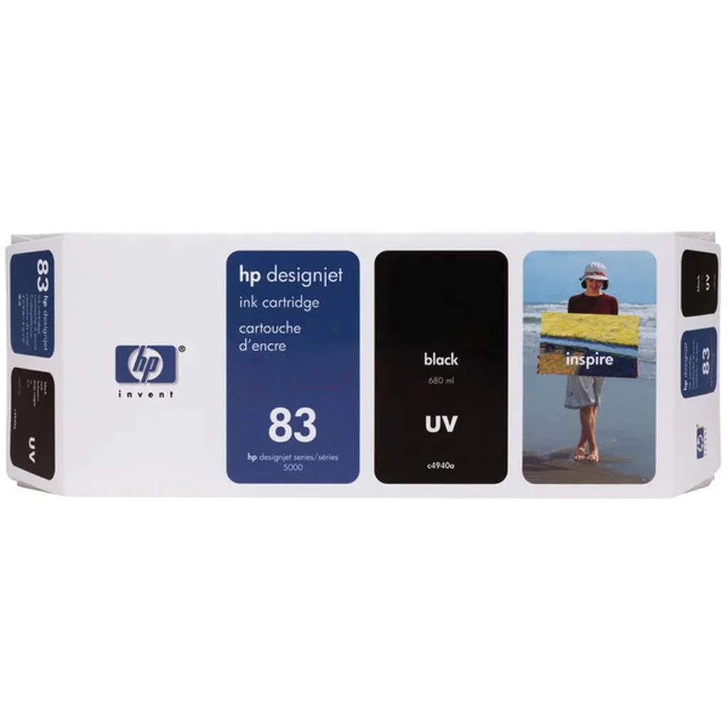 HP 83 Blækpatron sort fra HP – produktbillede