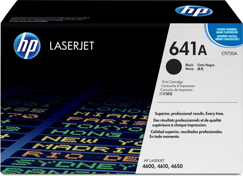 C9720A - 641A - Toner från HP i Svart – produktbild