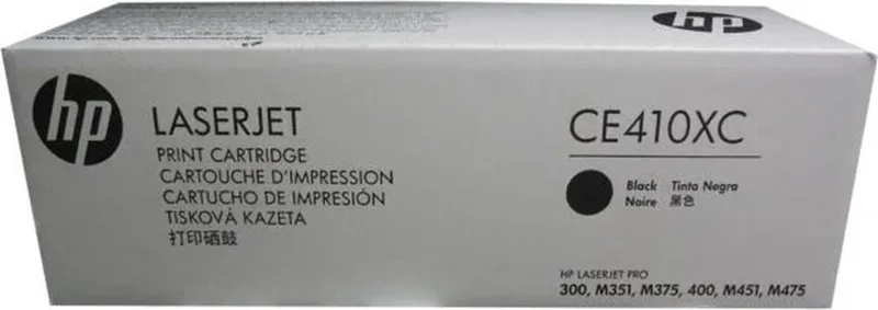 CE410XC Zwart toners & lasercartridge by HP in Hp No.305x Zwart 4.000 Pagina`s (origineel) Ce410xd – product photo