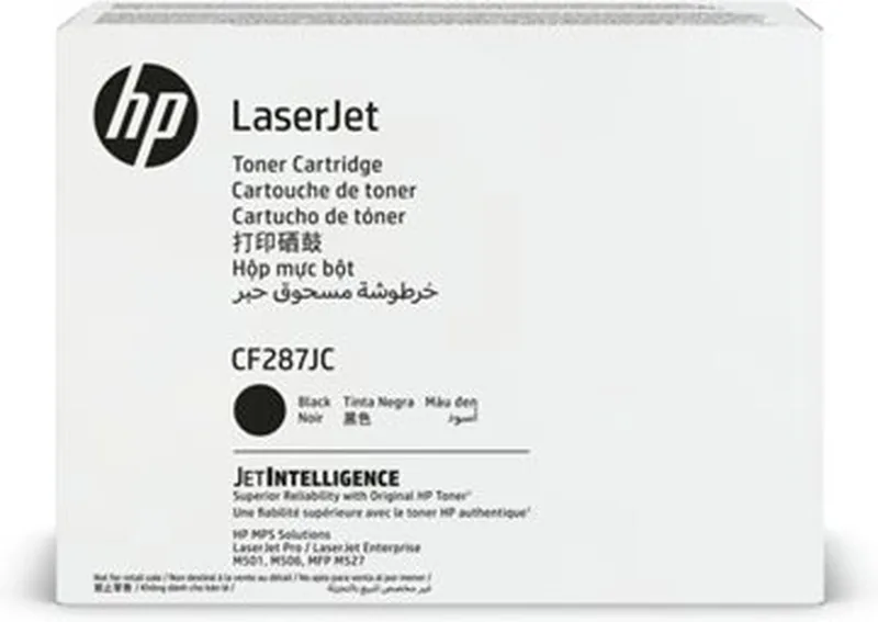 CF287JC Black Contract Original LaserJet Toner Cartridge de HP en Noir – photo produit