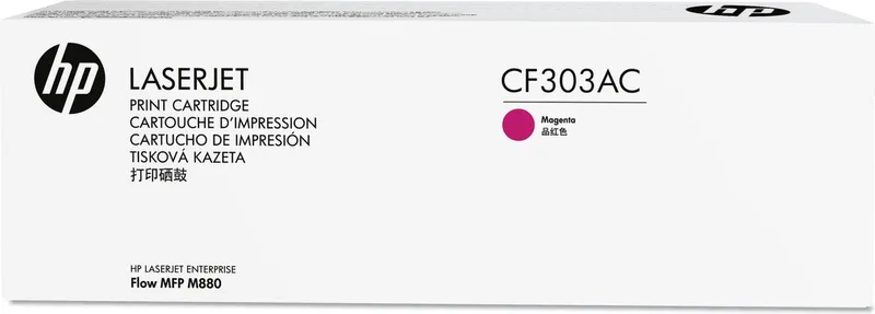 CF303AC laser toner & cartridge by HP in Magenta – product photo