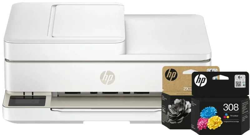 ENVY 6520e + 1 extra zwarte XL + 1 kleuren cartridge by HP – product photo