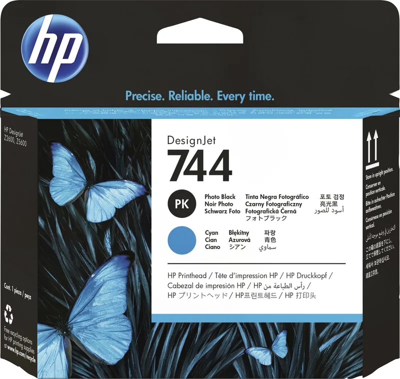 F9J86A - 744 - inktcartridge by HP in Black – product photo