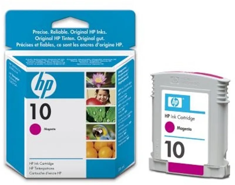 HP 10 - Inktcartridge / Magenta (C4843AE) by HP in Red – product photo