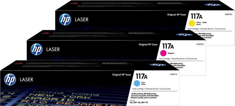 HP 117A Toner Kleuren 3-pack by HP – product photo