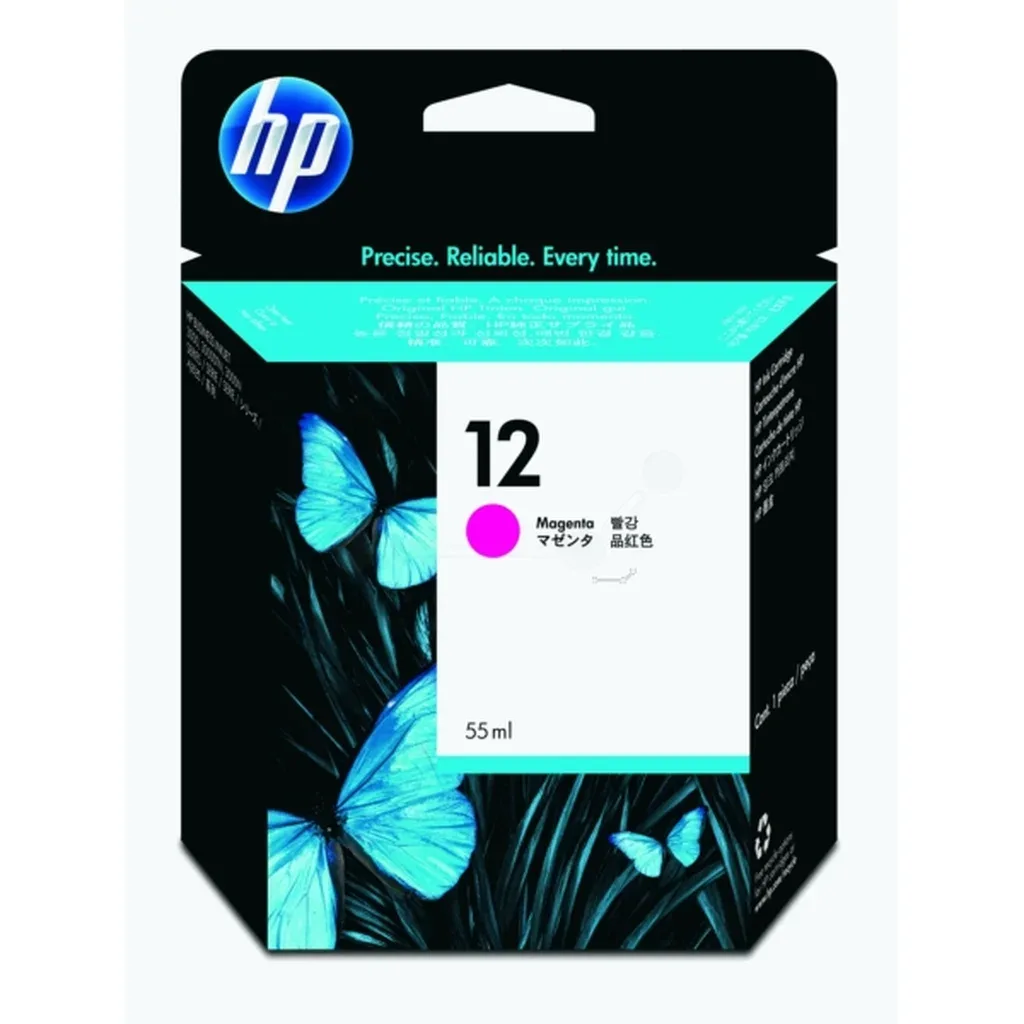 HP 12 Blækpatron magenta, 55 ml van HP – productfoto