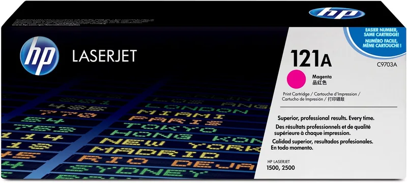 HP 121A - Tonercartridge Rood by HP in Magenta – product photo