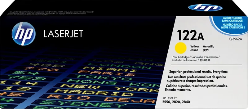HP 122A - Tonercartridge by HP in Yellow – product photo