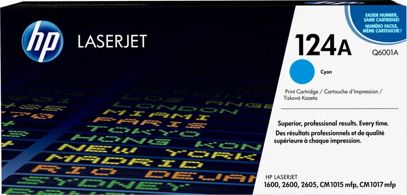 HP 124A - Tonercartridge - Origineel - Standaard Capaciteit by HP in Cyaan – product photo