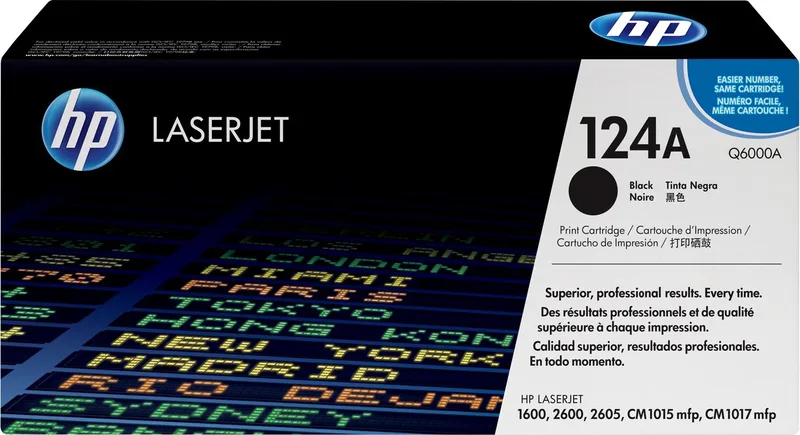HP 124A - Tonercartridge - Origineel - Standaard Capaciteit von HP in Schwarz – Produktfoto