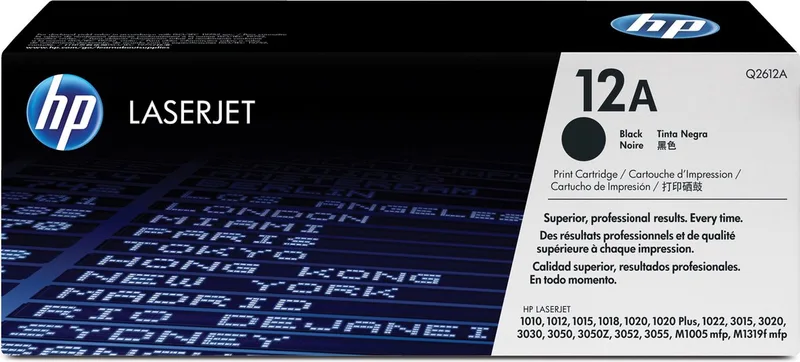 HP 12A - Tonercartridge fra HP i Sort – produktbillede