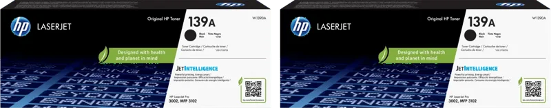 HP 139A Toner Zwart Duo Pack van HP – productfoto