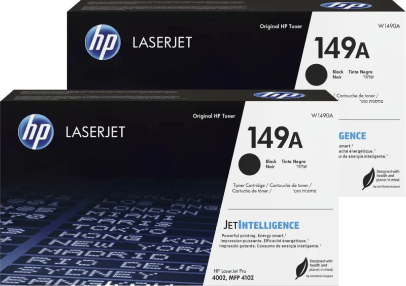 HP 149A LaserJet Toner Zwart (2 stuks) van HP – productfoto