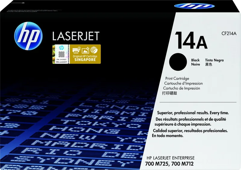 HP 14A originele toner cartridge (CF214A) de HP en Noir – photo produit