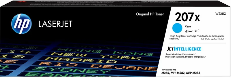 HP 207X - Tonercartridge - Origineel - Hoge Capaciteit de HP en Cyaan – photo produit
