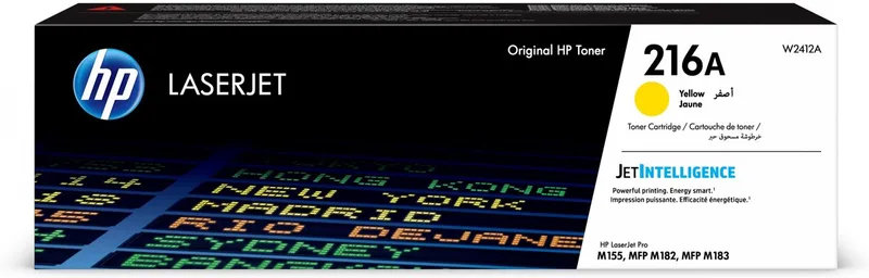 HP 216A - Tonercartridge - Origineel - Standaard Capaciteit de HP en Jaune – photo produit