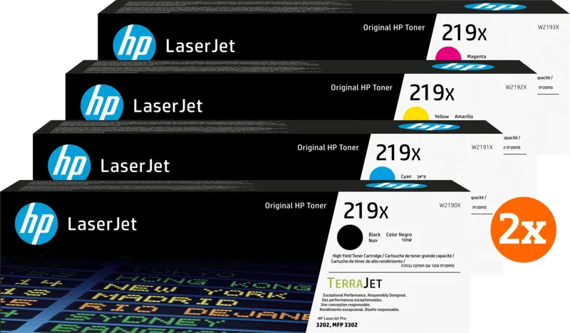 HP 219 LaserJet Toner Combo Pack (2 stuks) van HP – productfoto