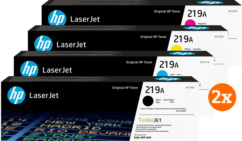 HP 219A LaserJet Toner Multipack (2 Stück) von HP – Produktfoto