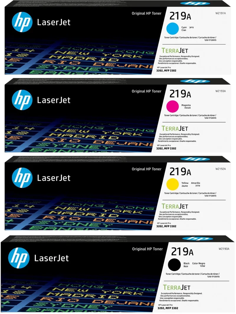 HP 219A - Originele LaserJet Tonercartridges - Black/Cyaan/Magenta/Geel - 4 Pack by HP in Kleur – product photo