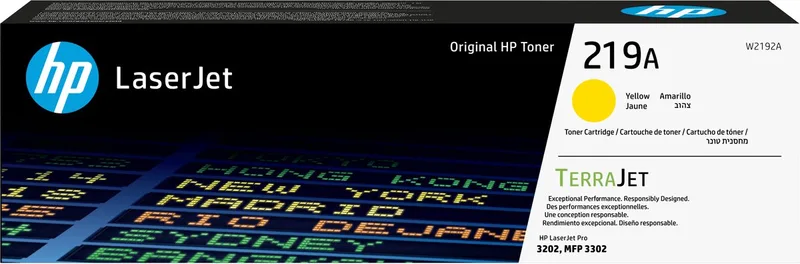 HP 219A - Tonercartridge - Origineel - Standaard Capaciteit de HP en Jaune – photo produit