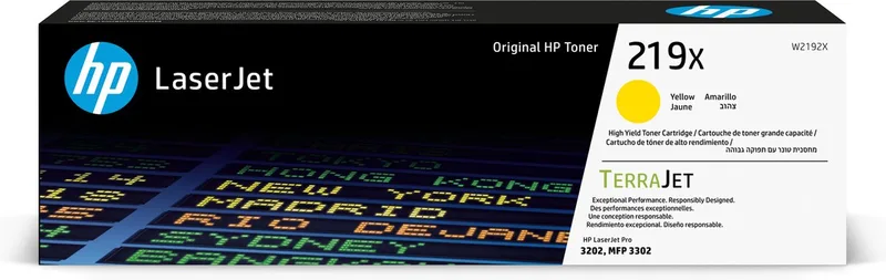 HP 219X - Originele LaserJet Tonercartridge by HP in Yellow – product photo