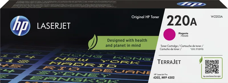 HP 220A - Tonercartridge - Origineel - Standaard Capaciteit - Magenta by HP in Magenta – HP 220A – product photo