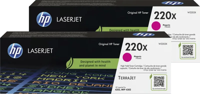 HP 220X LaserJet Toner Magenta (2 stuks) by HP – product photo