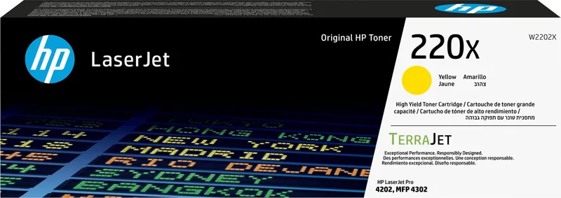 Toner gelb 220X von HP in Geel – HP 220X – Produktfoto
