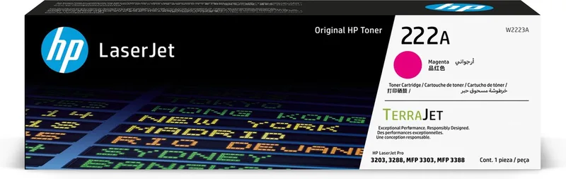 HP 222A originele LaserJet-tonercartridge by HP in Magenta – product photo