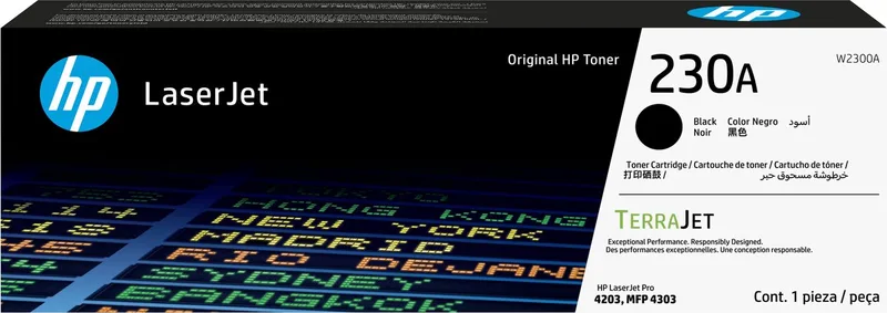HP 230A Black Original LaserJet Toner Cartridge de HP en Noir – photo produit