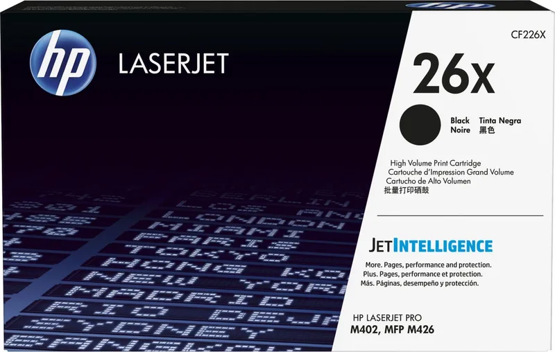 Toner schwarz 26X (CF226X) von HP in Zwart – HP 26X – Produktfoto