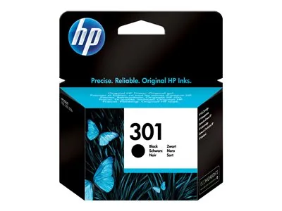 HP 301 Black Original Ink Cartridge von HP – Produktfoto