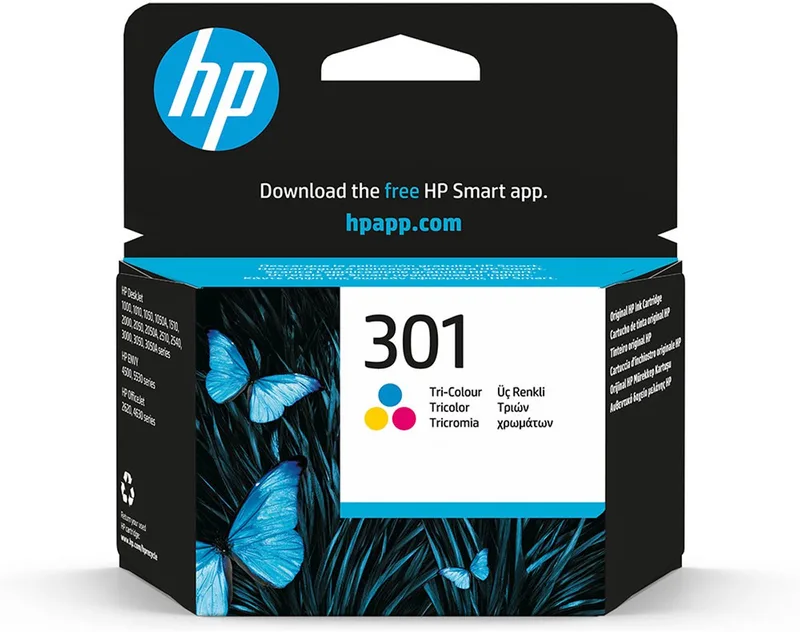 HP 301 - Inktcartridge - Standaard Capaciteit von HP in Kleur – Produktfoto