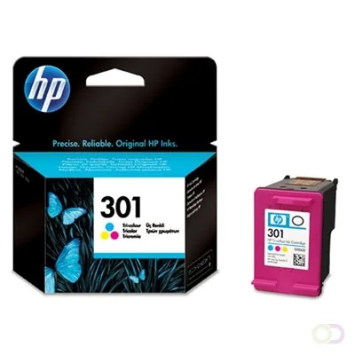 HP 301 originele drie-kleuren inktcartridge (CH562EE) von HP – Produktfoto