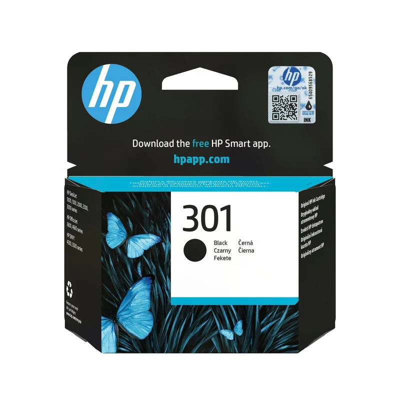 HP 301 originele zwarte inktcartridge von HP – Produktfoto