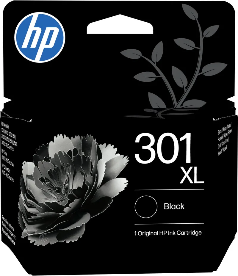 HP 301XL - Inktcartridge - Hoge Capaciteit (CH563EE) fra HP i Sort – produktbillede