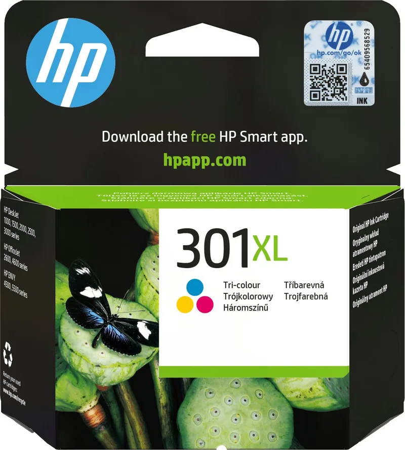 HP 301XL - Inktcartridge - Hoge Capaciteit de HP en Kleur – photo produit