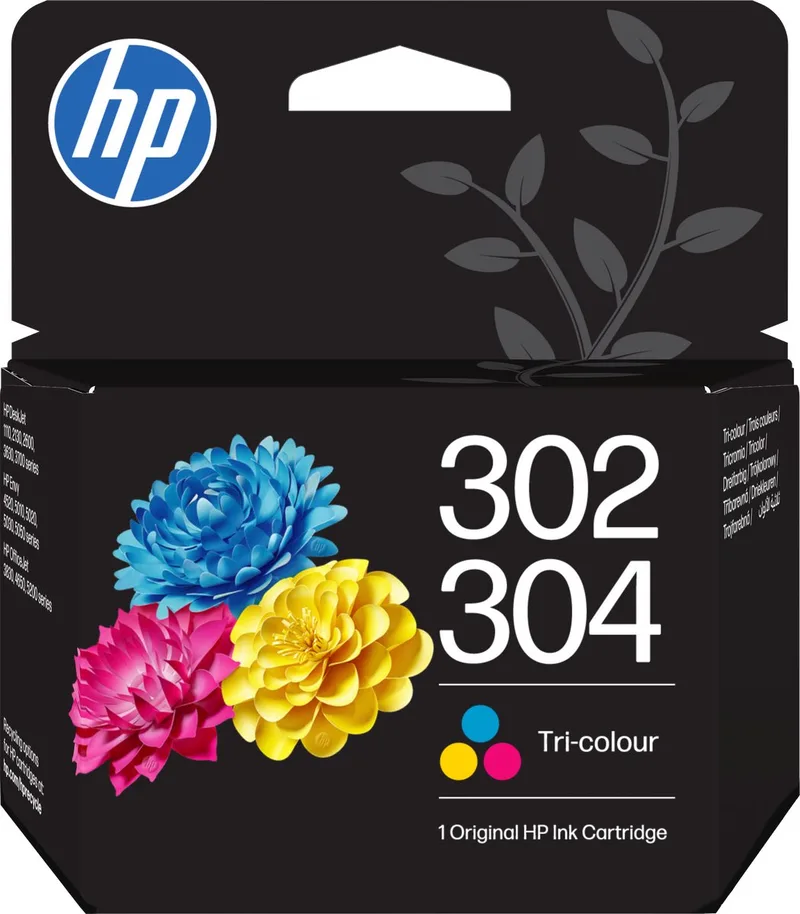 HP 302/304 - Inktcartridge - Origineel - Instant Ink tegoed de HP en Kleur – photo produit