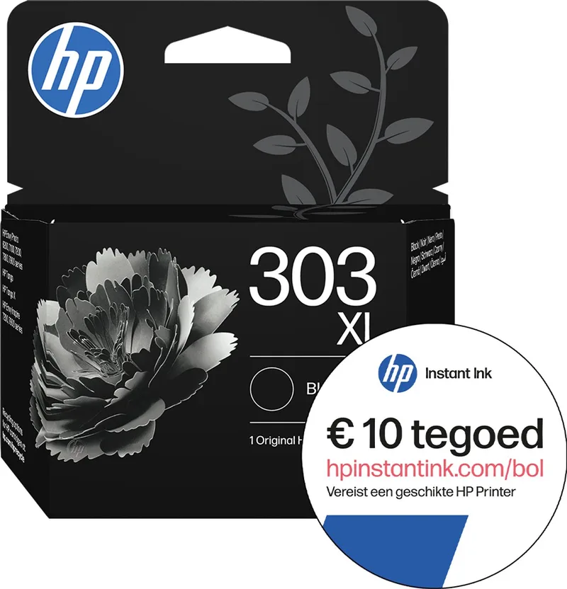 HP 303XL - Inktcartridge - Origineel - Instant Ink tegoed de HP en Noir – photo produit