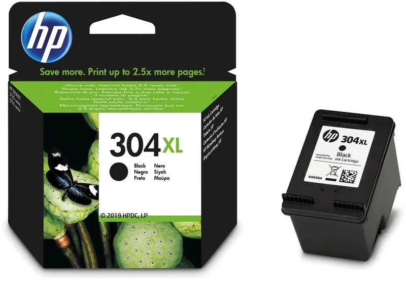 HP - 304XL - Inktcartridge - Zwart by HP in Cyaan, Magenta, Yellow – product photo