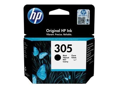 HP 305 Black Original Ink Cartridge von HP – Produktfoto