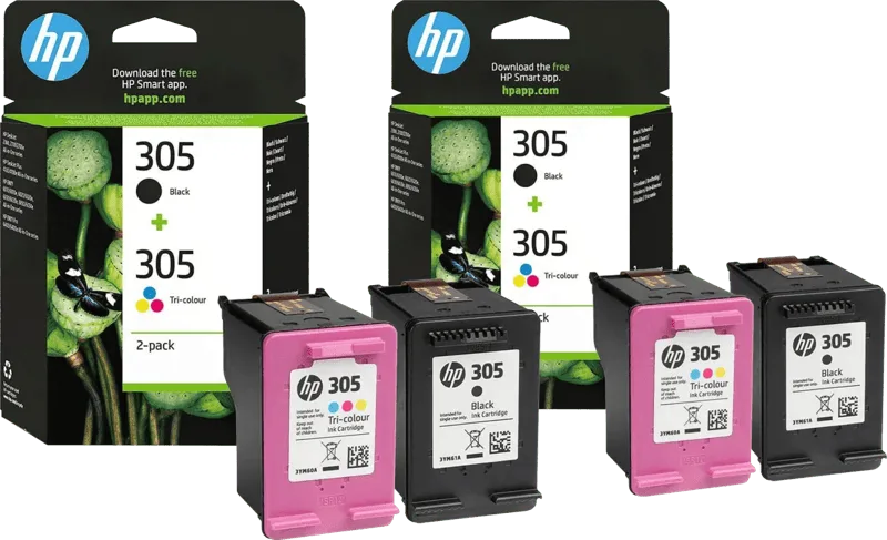 HP 305 Cartridges Combo Pack (2 stuks) van HP – productfoto