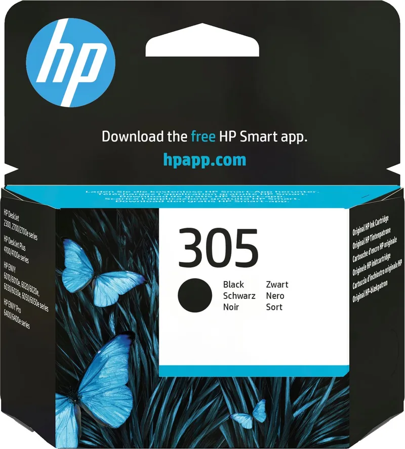 HP 305 - Inktcartridge - Origineel - Standaard capaciteit von HP in Schwarz – Produktfoto