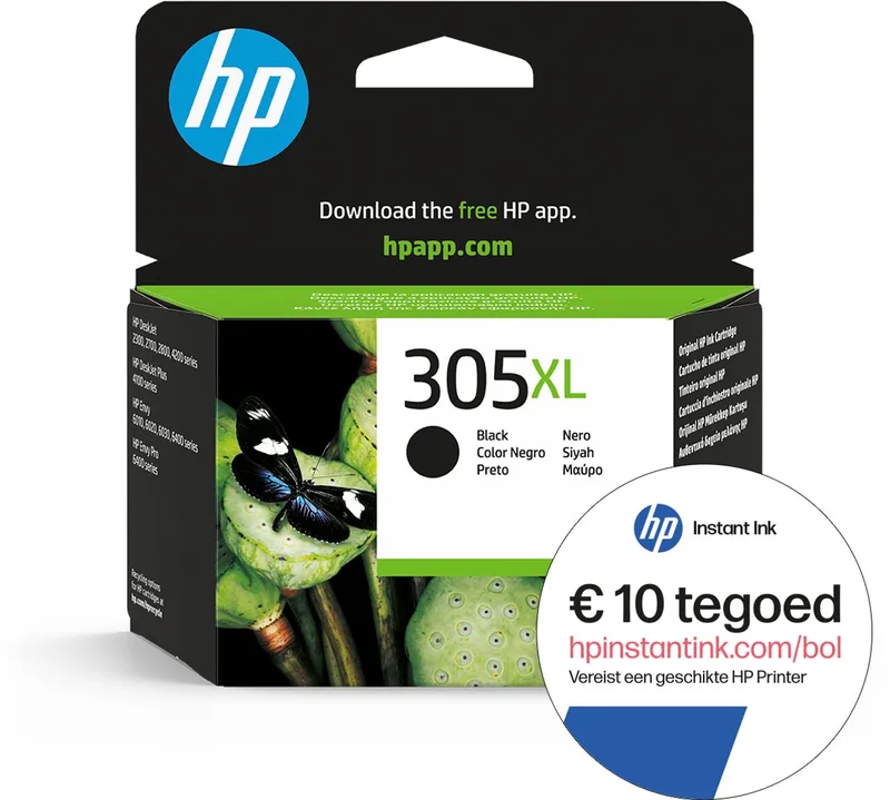 HP 305XL - Inktcartridge - Origineel - Instant Ink tegoed de HP en Noir – photo produit