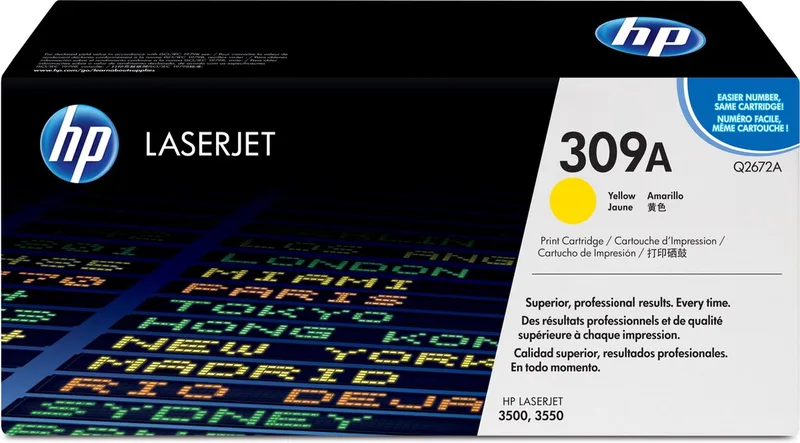 HP 309A - Tonercartridge by HP in Yellow – product photo