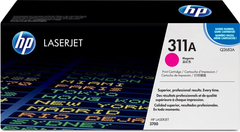 HP 311A (Q2683A) toner (origineel) by HP in Magenta – product photo