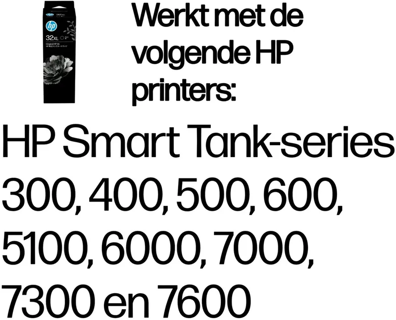 HP 32XL - Inktcartridge by HP in Black – product photo