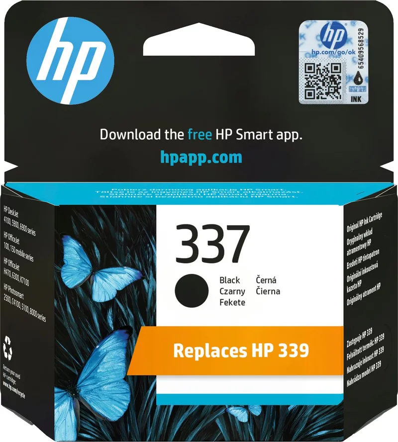 HP 337 Inktcartridge van HP in Zwart – productfoto