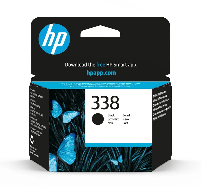 HP 338 Inktcartridge - 5C8765EE° van HP in Zwart – productfoto